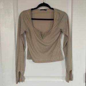 Nasty gal V-neck shirt